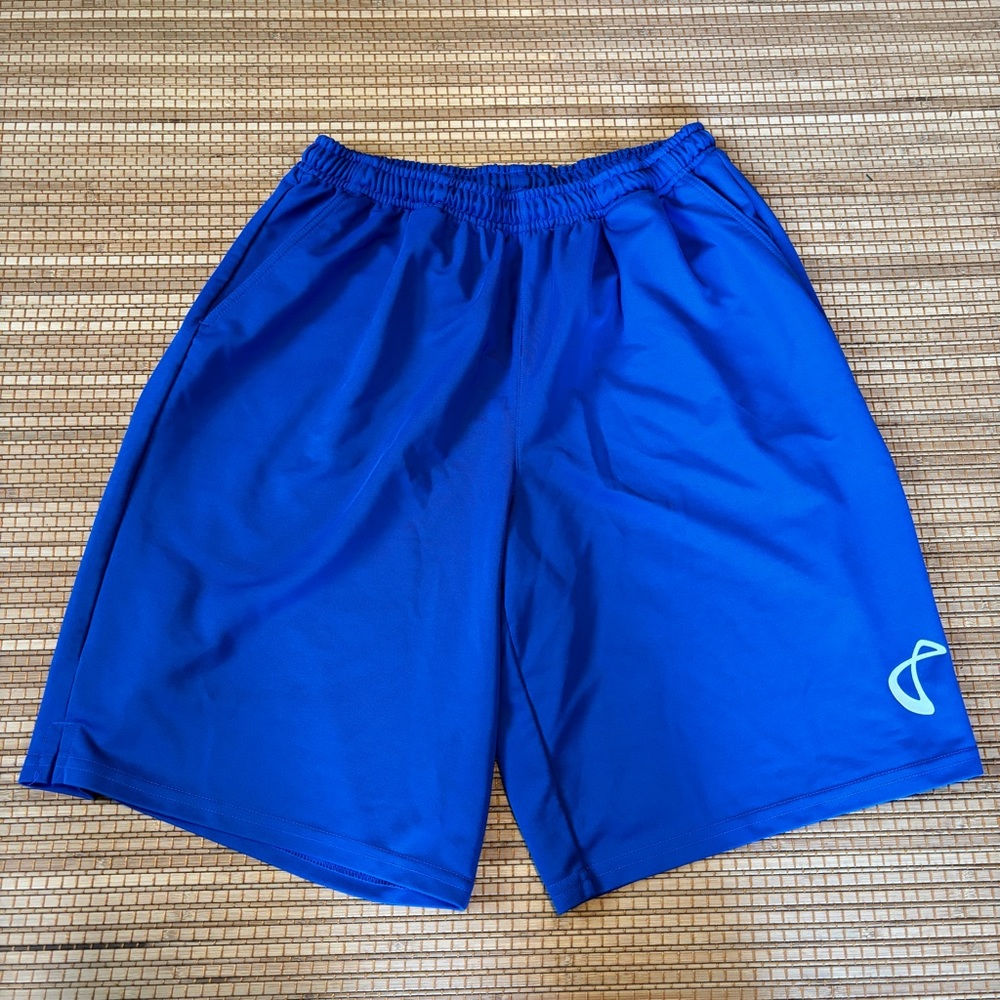 Athletic DNA blue basketball shorts, size medium